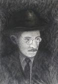 Pessoa, 1989, pittkréta, papír, 45x31 cm