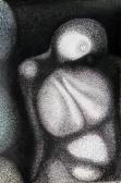 Álmodozó, 1969 kl, tusok, papír, 86x62 cm
