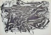 Leletek (Nyomatok sorozat VII.), 1970, monotípia, vegyes technika, papír, 21x30 cm