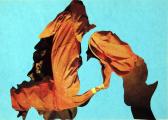 Orgonasíp VII., 1990-es évek, kollázs, papír, 21x29,5 cm