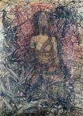 Mesterek csenderdeje, 1963, akvarell, fecskendő, 86x61 cm