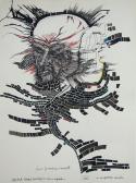 Jelenések könyve, 2007, tus, színes tinta, papír, 43x32 cm Jelenések könyve, 2007, tus, színes tinta, papír, 43x32 cm