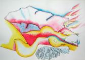 Ars amatoria II., 2008, színes tinta, akvarell, papír, 29,8x42 cm