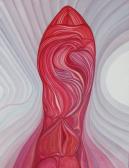 Jelenség (Kompozíció XII.), 1975, akril, vászon, 170x130 cm