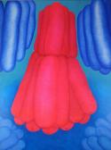Triptichon Wanda Zaklatovska virsliző partizán emlékére III. (Csokor), 1977-78 kl, akril, vászon, 180x130 cm